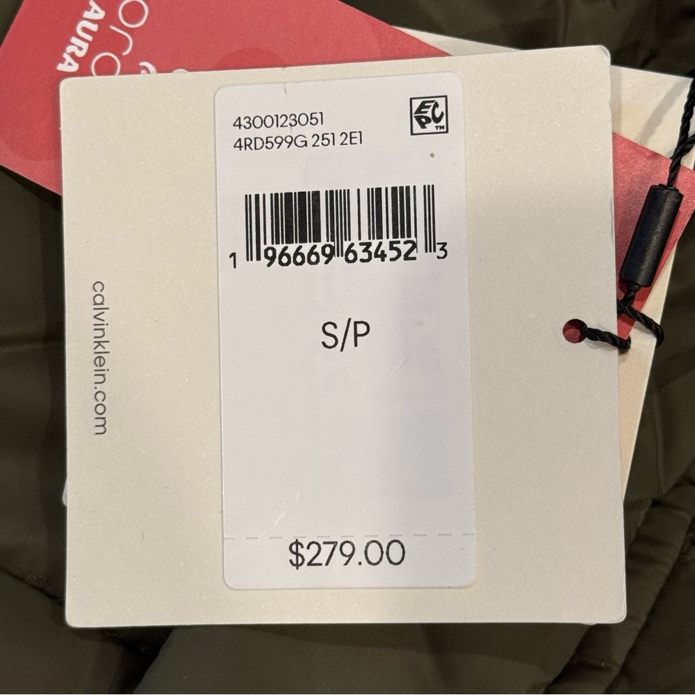 Calvin Klein Puffer Jacket sz SM - Picture 6 of 10